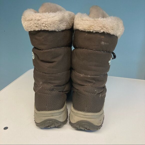 THE NORTH FACE  Sz 6 Down Lined Faux Fur Wintergrip Boots - Picture 6 of 15